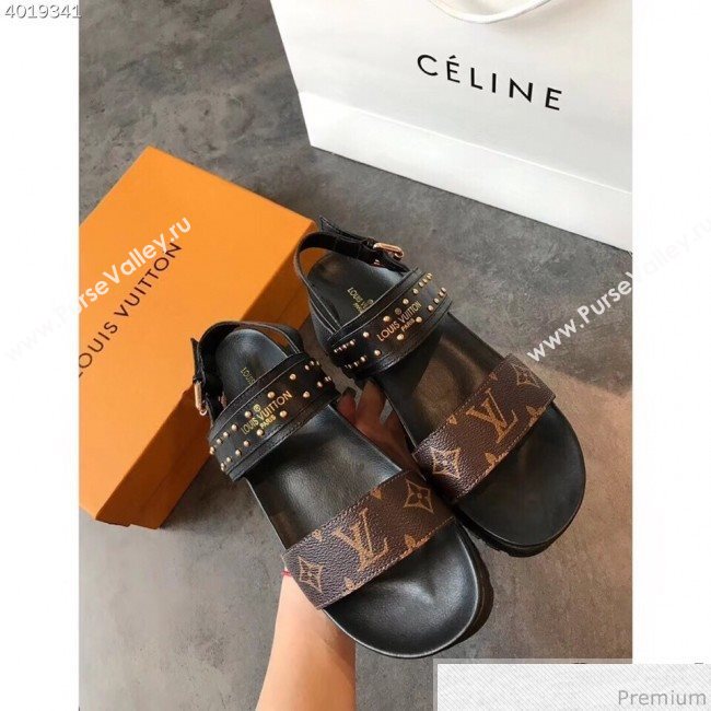 Louis Vuitton Laureate Platform Sandal Monogram Canvas/Black 2019 (EM-9031906)