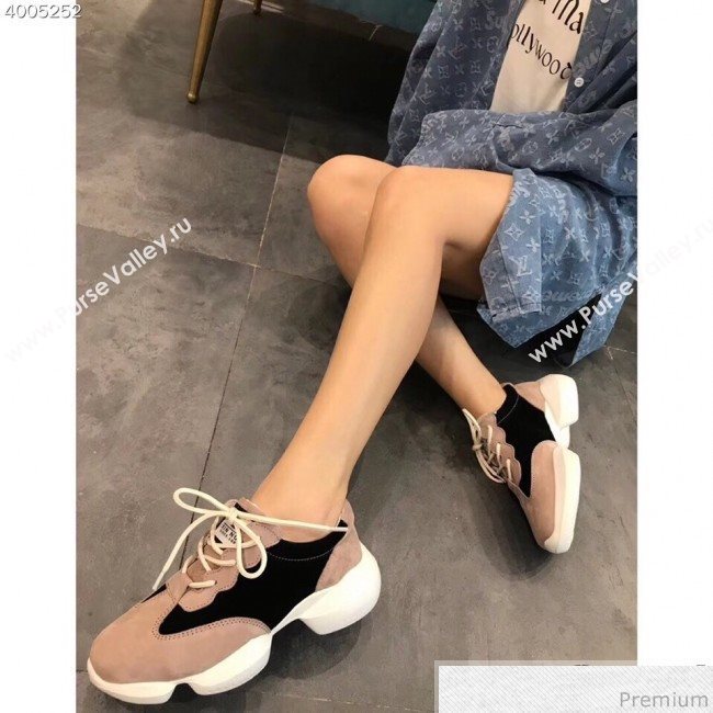 Chanel Pigskin Suede Sneaker Light Pink 2019 (EM-9031912)