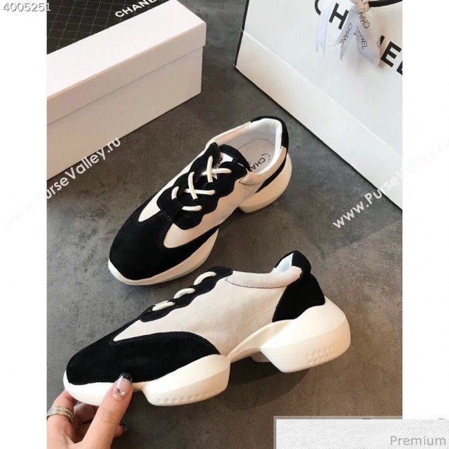 Chanel Pigskin Suede Sneaker Black 2019 (EM-9031913)