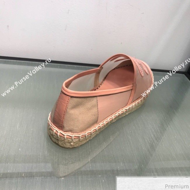 Chanel Mesh Espadrilles G34651 Pink 2019 (HANB-9031926)