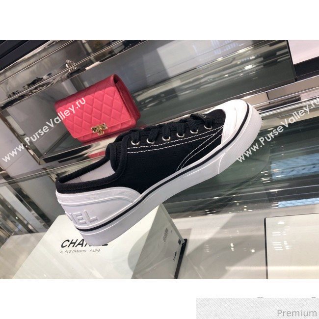 Chanel Fabric Sneaker G34760 Black 2019 (XO-9031928)
