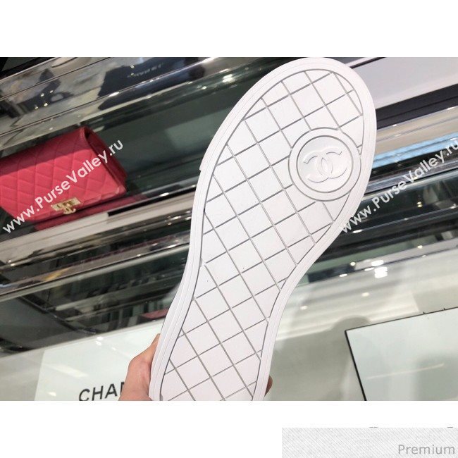 Chanel Fabric Sneaker G34760 White 2019 (XO-9031927)