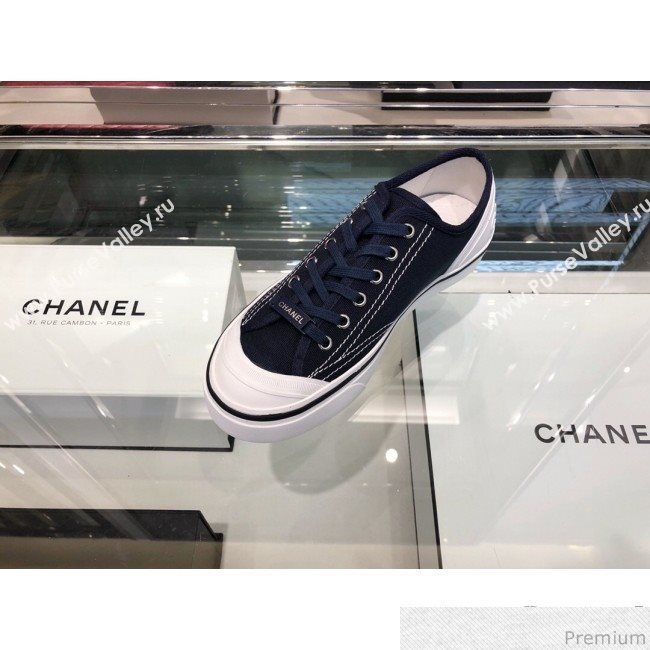 Chanel Fabric Sneaker G34760 Blue 2019 (XO-9031929)