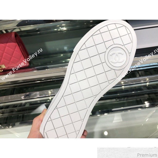 Chanel Fabric Sneaker G34760 Blue 2019 (XO-9031929)