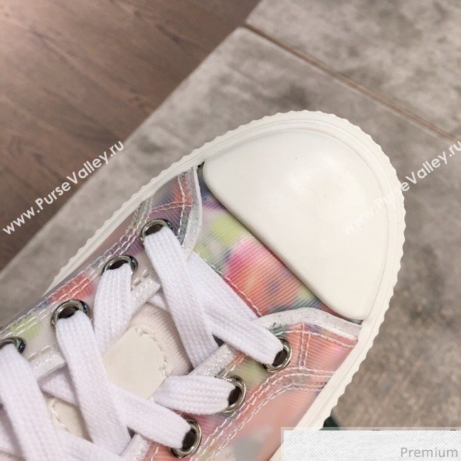 Dior x Kaws Floral Low-top Sneakers White/Pink 2019(For Women and Men) (KL-9031939)