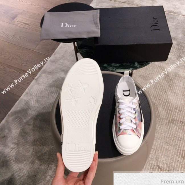 Dior x Kaws Floral Low-top Sneakers White/Pink 2019(For Women and Men) (KL-9031939)