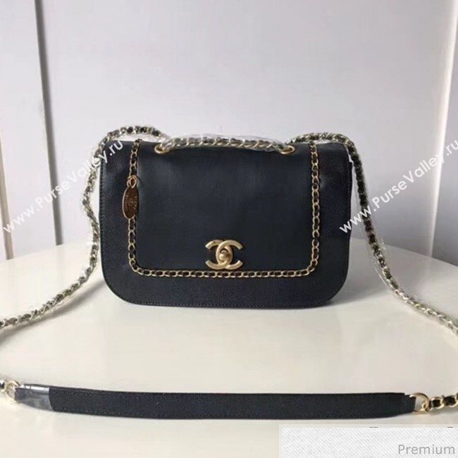 Chanel Chain Flap Bag AS0371 Black 2019 (XXY-9031814)
