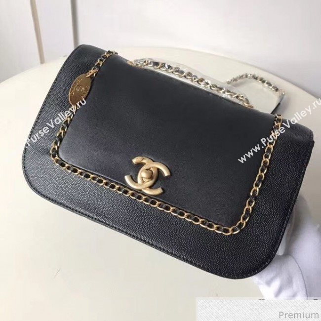 Chanel Chain Flap Bag AS0371 Black 2019 (XXY-9031814)