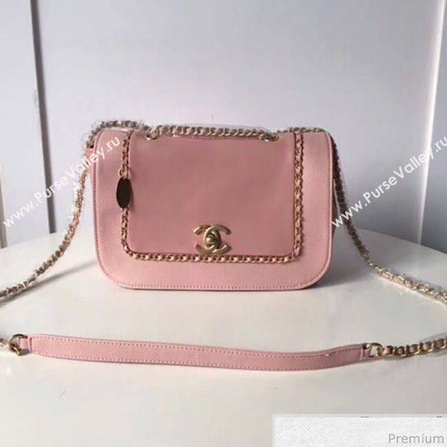 Chanel Chain Flap Bag AS0371 Pink 2019 (XXY-9031815)