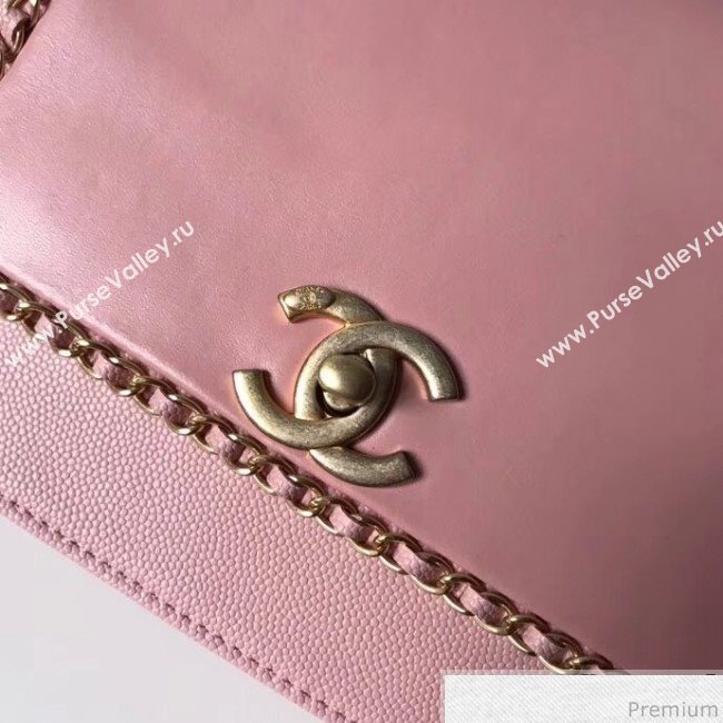 Chanel Chain Flap Bag AS0371 Pink 2019 (XXY-9031815)