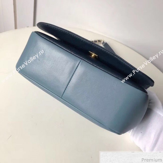 Chanel Chain Flap Bag AS0371 Blue/Dark Blue 2019 (XXY-9031816)