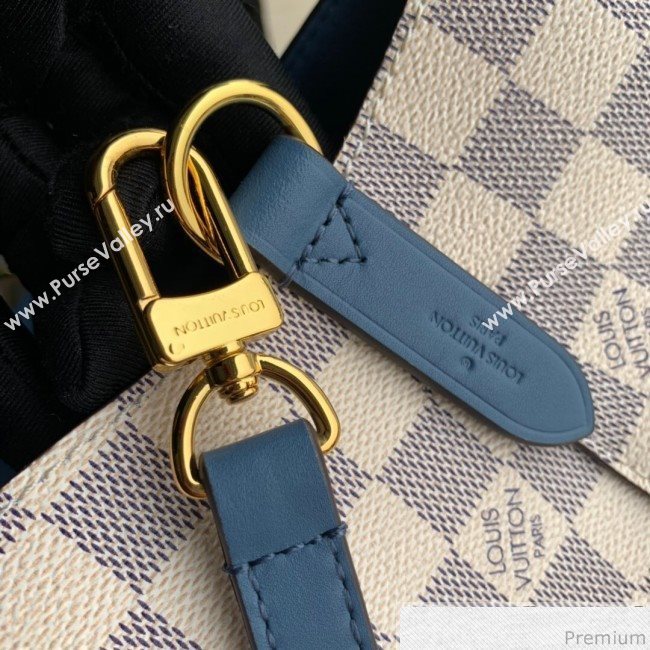 Louis Vuitton Noe Bucket Bag in Damier Azur Canvas N40153 Blue 2019 (KD-9031817)