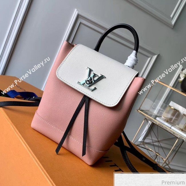 Louis Vuitton Lockme Backpack M53195 Pink/White 2019 (FANG-9031821)