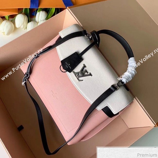 Louis Vuitton Lockme Ever One Top Handle Bag M52787 Pink/White 2019 (FANG-9031822)