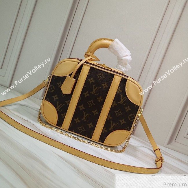 Louis Vuitton Mini Luggage Top Handle Bag in Monogram Canvas Beige 2019 (GSP-9031827)
