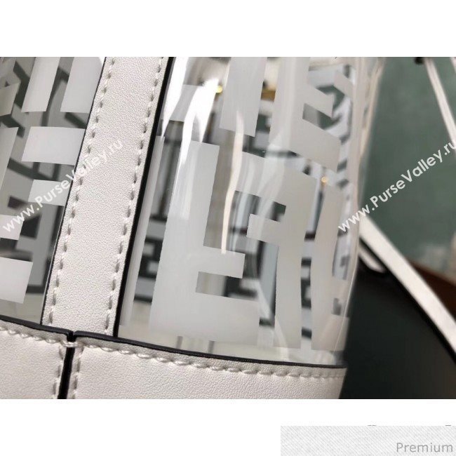Fendi Mini PU Mon Tresor bucket Bag White 2019 (AFEI-9031835)