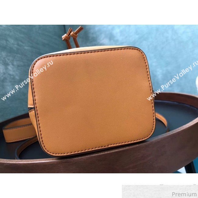 Fendi Mini PU Mon Tresor bucket Bag Orange 2019 (AFEI-9031836)