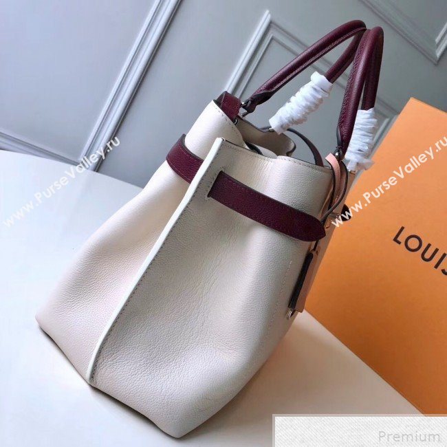 Louis Vuitton Lockme Day Tote Bag M53647 Quartz White 2019 (FANG-9042313)