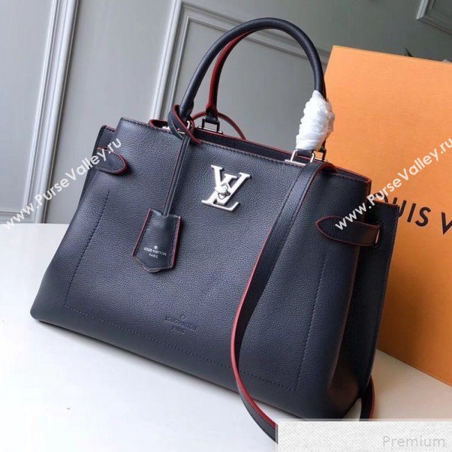 Louis Vuitton Lockme Day Tote Bag M53645 Navy/Red 2019 (FANG-9042314)