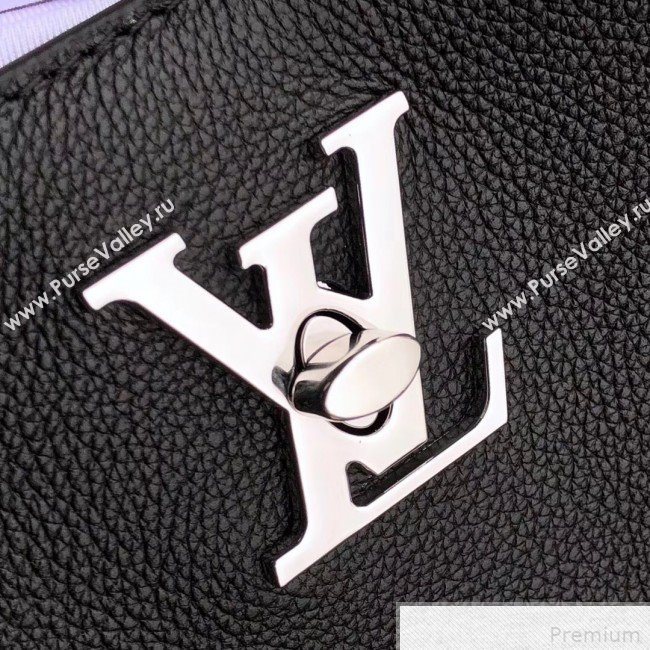 Louis Vuitton Lockme Day Tote Bag M53730 Black 2019 (FANG-9042315)