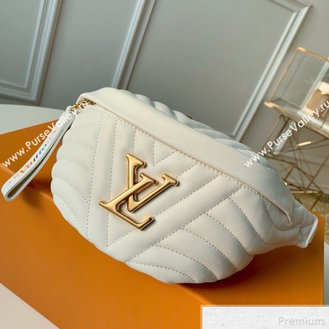 Louis Vuitton New Wave Bumbag/Belt Bag M53861 White 2019 (FANG-9042317)