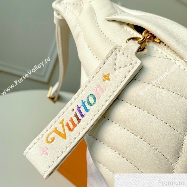 Louis Vuitton New Wave Bumbag/Belt Bag M53861 White 2019 (FANG-9042317)