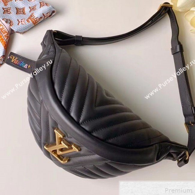 Louis Vuitton New Wave Bumbag/Belt Bag M53750 Black 2019 (FANG-9042316)