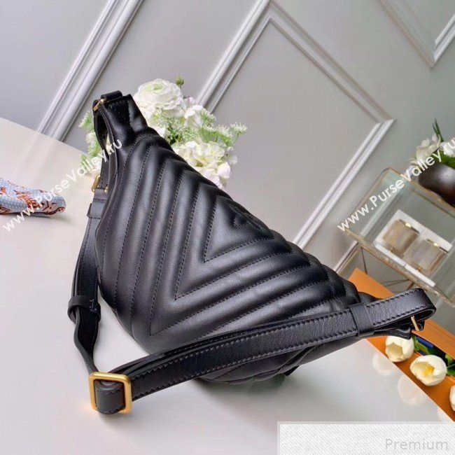 Louis Vuitton New Wave Bumbag/Belt Bag M53750 Black 2019 (FANG-9042316)