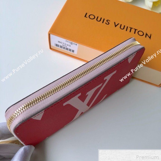 Louis Vuitton Zippy Wallet M67550 Red/Pink (KD-9042324)