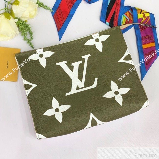 Louis Vuitton Toiletry Pouch M47542 Kaki Green (LVSJ-9042332)