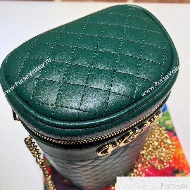 Gucci Quilted Leather Belt Bag 572298 Green 2019 (DLH-9042335)