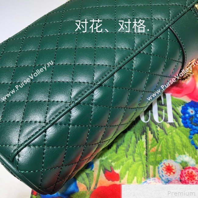 Gucci Quilted Leather Belt Bag 572298 Green 2019 (DLH-9042335)