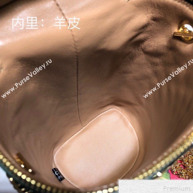 Gucci Quilted Leather Belt Bag 572298 Green 2019 (DLH-9042335)