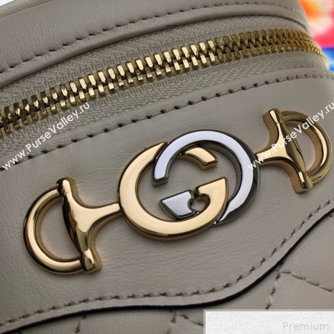 Gucci Quilted Leather Belt Bag 572298 White 2019 (DLH-9042333)