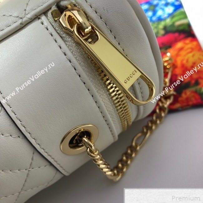 Gucci Quilted Leather Belt Bag 572298 White 2019 (DLH-9042333)