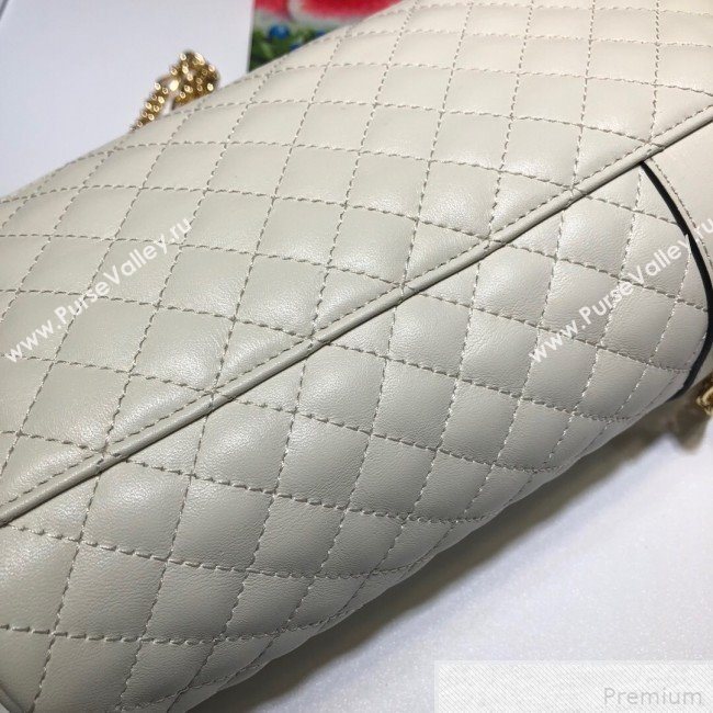 Gucci Quilted Leather Belt Bag 572298 White 2019 (DLH-9042333)