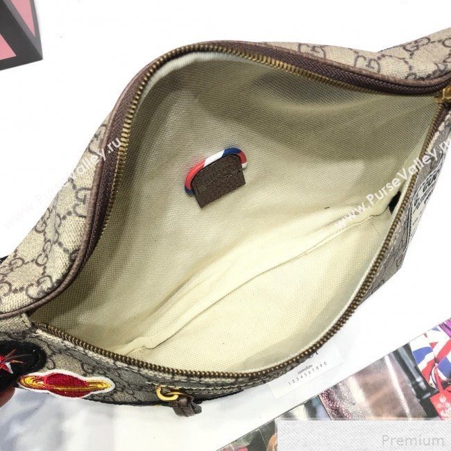 Gucci Mens UFO Courrier GG Supreme Belt Bag ‎529711 2018 (JIANM-9042337)