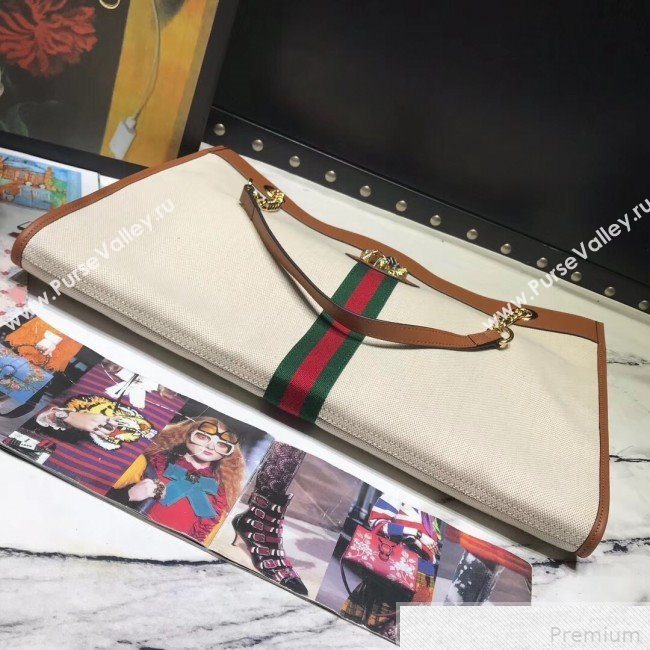 Gucci Rajah Vintage Canvas Large Tote 537219 2019 (JIANM-9042339)