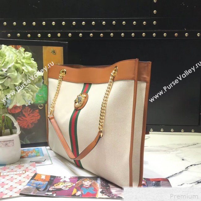 Gucci Rajah Vintage Canvas Large Tote 537219 2019 (JIANM-9042339)