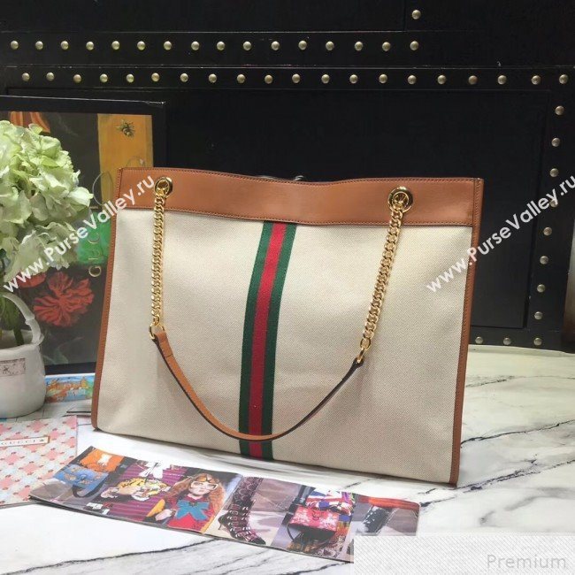 Gucci Rajah Vintage Canvas Large Tote 537219 2019 (JIANM-9042339)