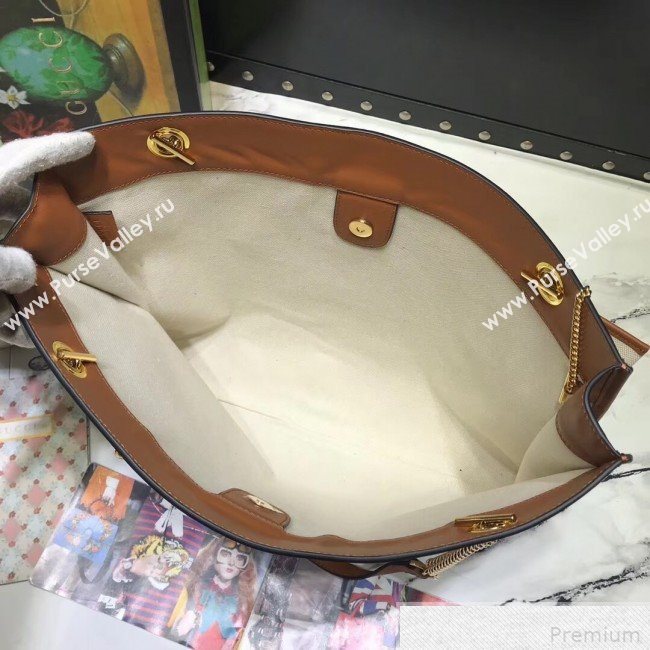 Gucci Rajah Vintage Canvas Large Tote 537219 2019 (JIANM-9042339)