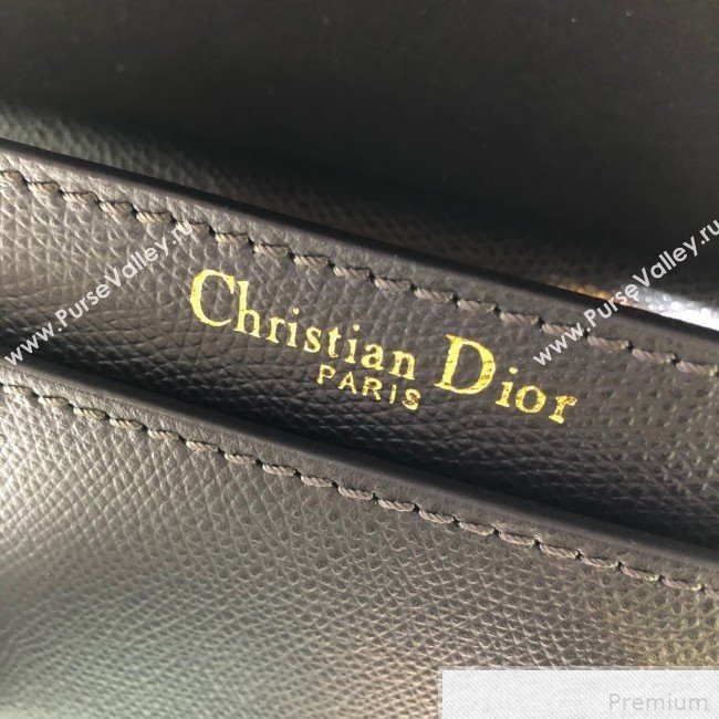 Dior JAdior Grained Leather Flap Chain Bag Black 2019 (XYD-9042345)