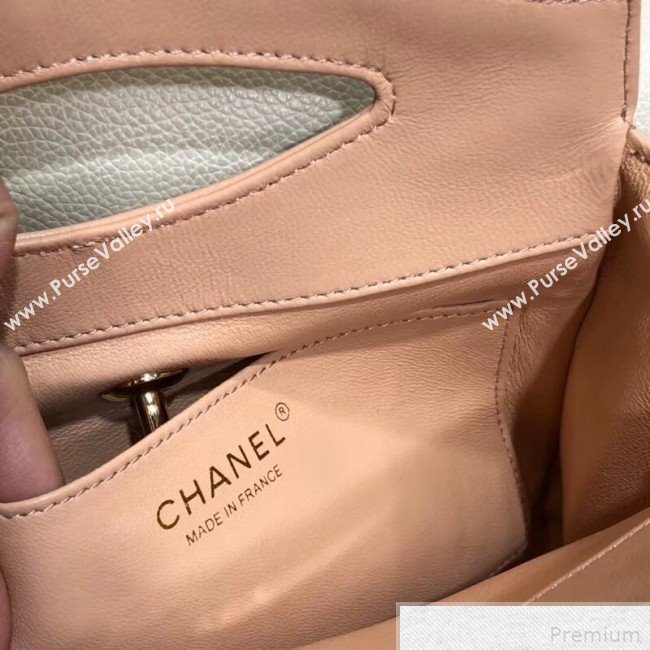 Chanel Lambskin Chanel 31 Mini Shopping Bag AS9196 Pink 2019 (SMJD-9042248)