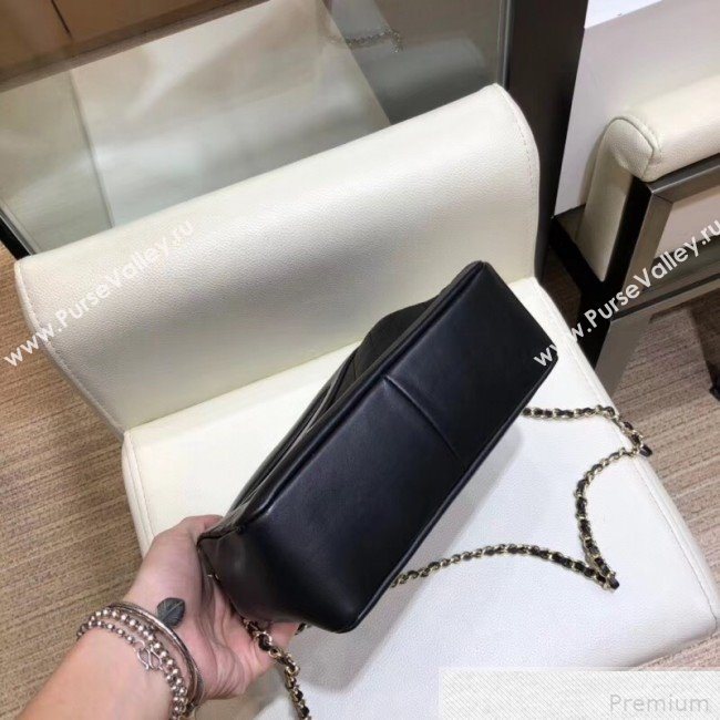 Chanel Lambskin Chanel 31 Mini Shopping Bag AS9196 Black 2019 (SMJD-9042251)