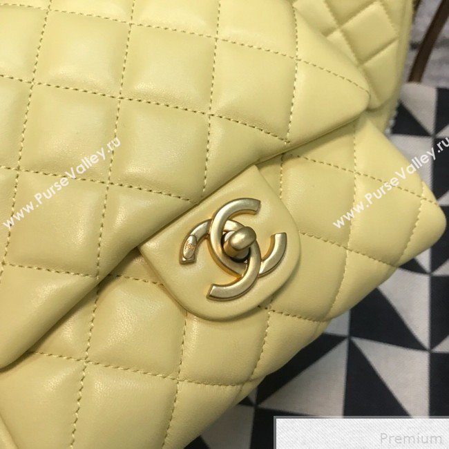 Chanel Side-packs Flap Bag AS0614 Yellow 2019 (JDH-9042256)