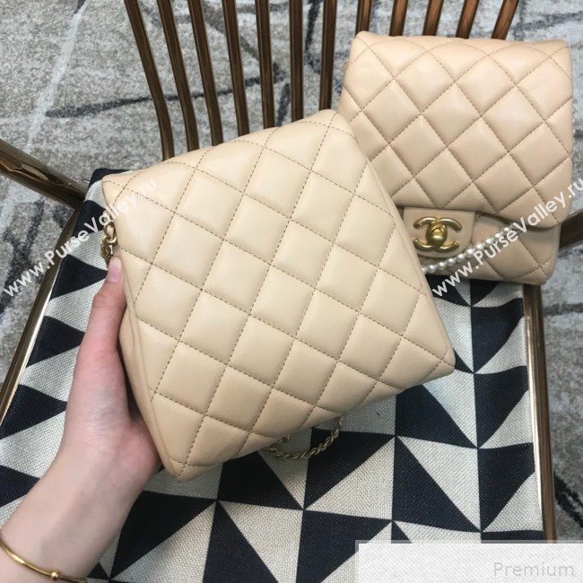 Chanel Side-packs Flap Bag AS0614 Apricot Pink 2019 (JDH-9042255)