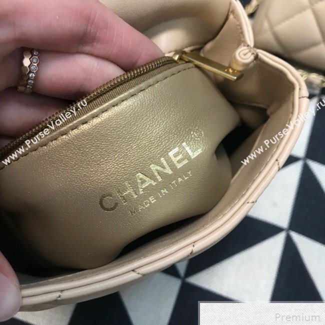 Chanel Side-packs Flap Bag AS0614 Apricot Pink 2019 (JDH-9042255)