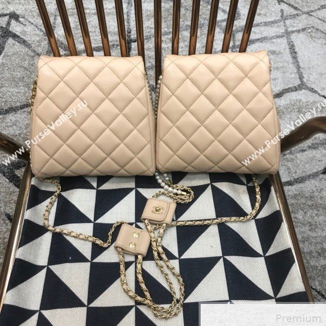 Chanel Side-packs Flap Bag AS0614 Apricot Pink 2019 (JDH-9042255)