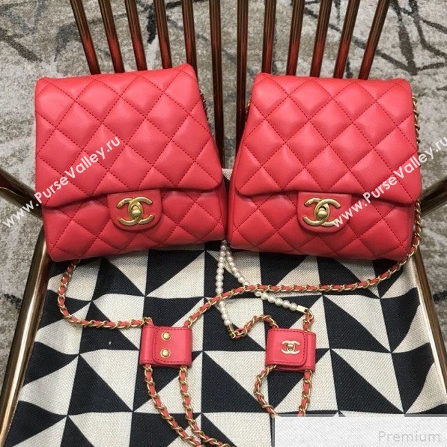 Chanel Side-packs Flap Bag AS0614 Red 2019 (JDH-9042254)