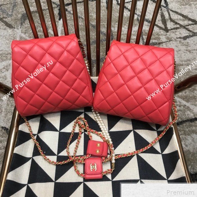 Chanel Side-packs Flap Bag AS0614 Red 2019 (JDH-9042254)